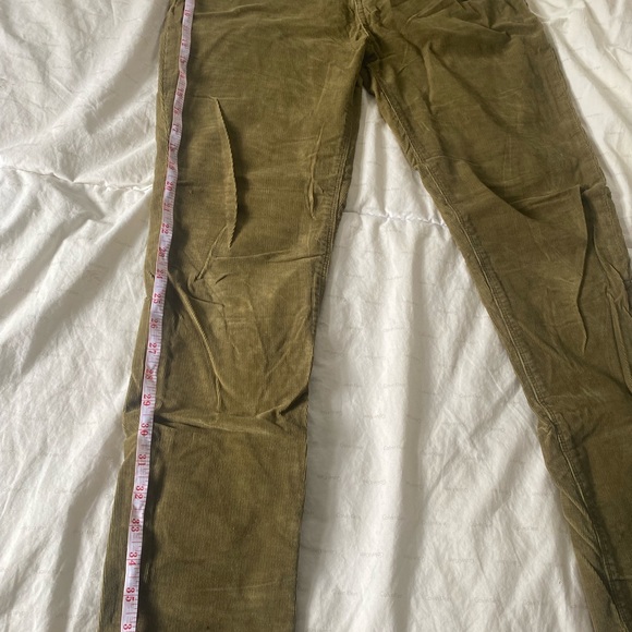 Lucky brand Olive green corduroy pants size 12 - Picture 6 of 8